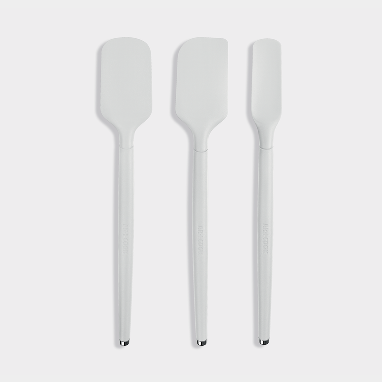 Pure Silicone Spatulas - Large (3 Piece Set)