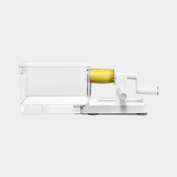 Four Blade Vegetable Spiralizer with Cutting Board and Container