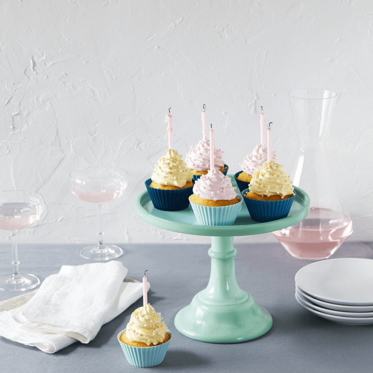 Muffin Pan with Removable Silicone Cupcake Liners (7 Piece Set)