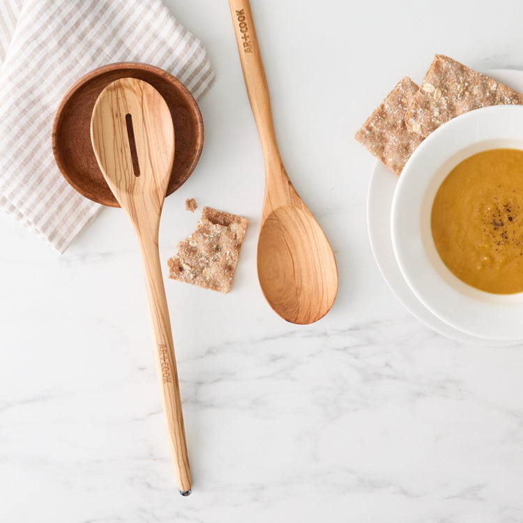Olive Wood Utensils (Set of 2)