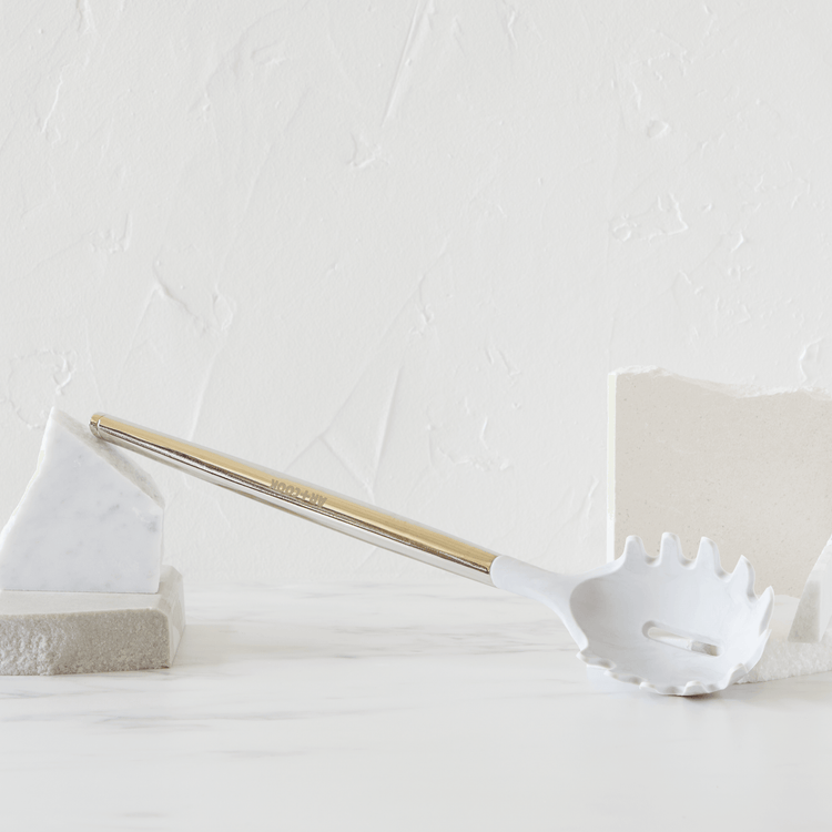 Stainless Steel & Silicone Utensils - Spaghetti Server