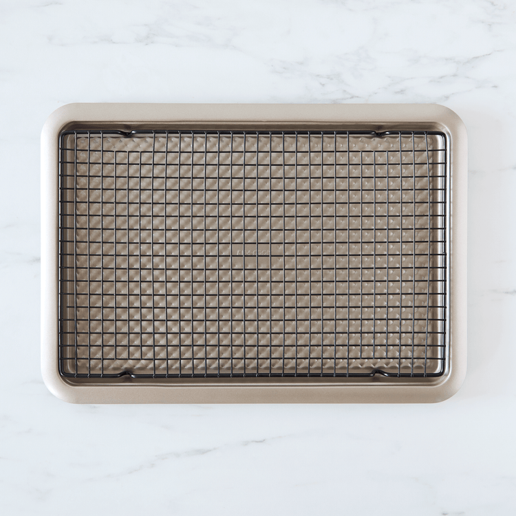 Nonstick Carbon Steel Cookie Sheet and Cooling Rack Set