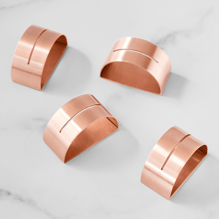 Half Moon Napkin Rings (4 Piece Set)