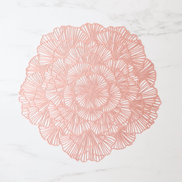 Pink Flower Placemats (Set of 4)