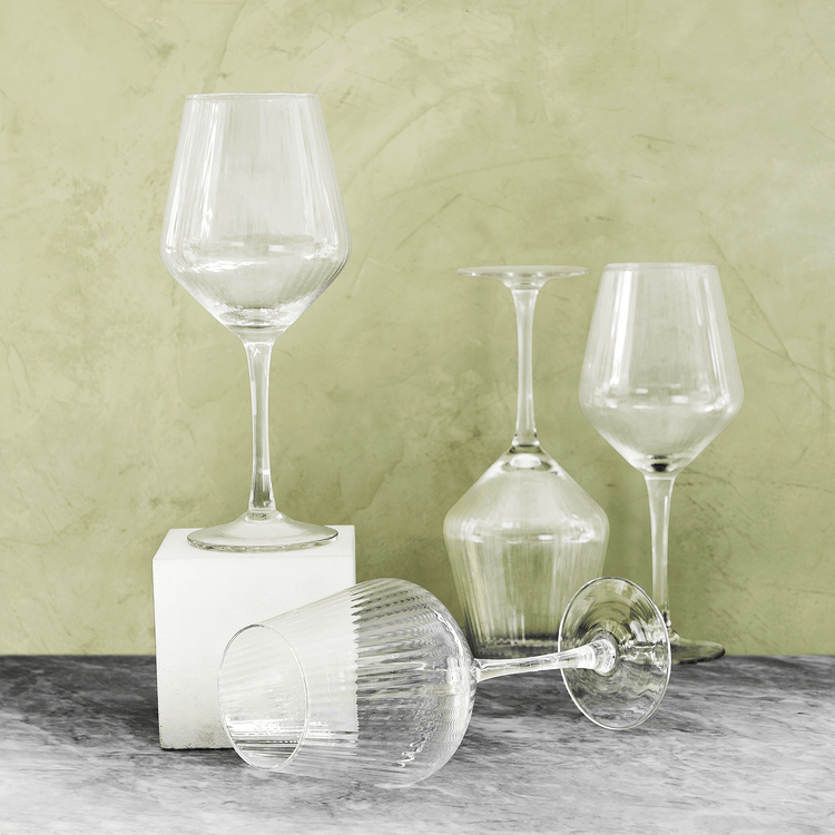 Ripple Wine Glasses (Set of 4)