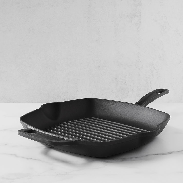 Enameled Cast Iron Grill Pan