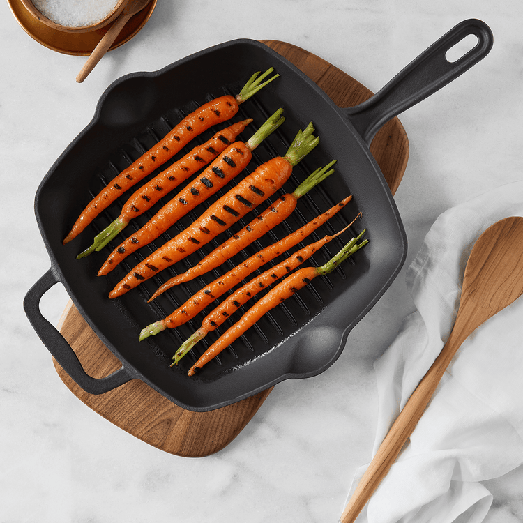 Enameled Cast Iron Grill Pan