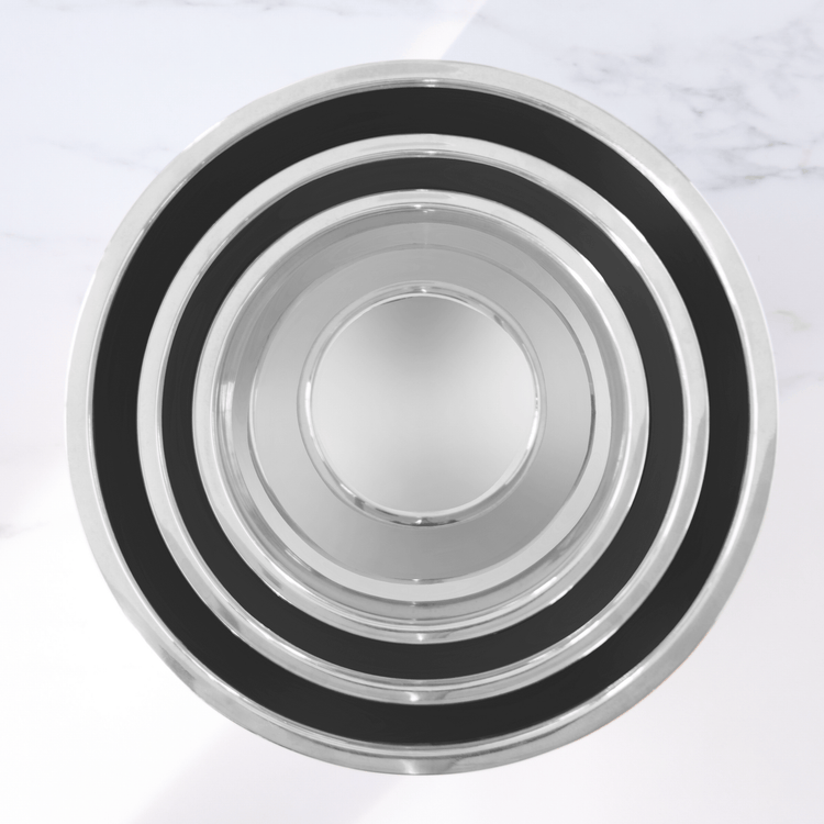 Stainless Steel Mixing Bowl with Non-Skid Base