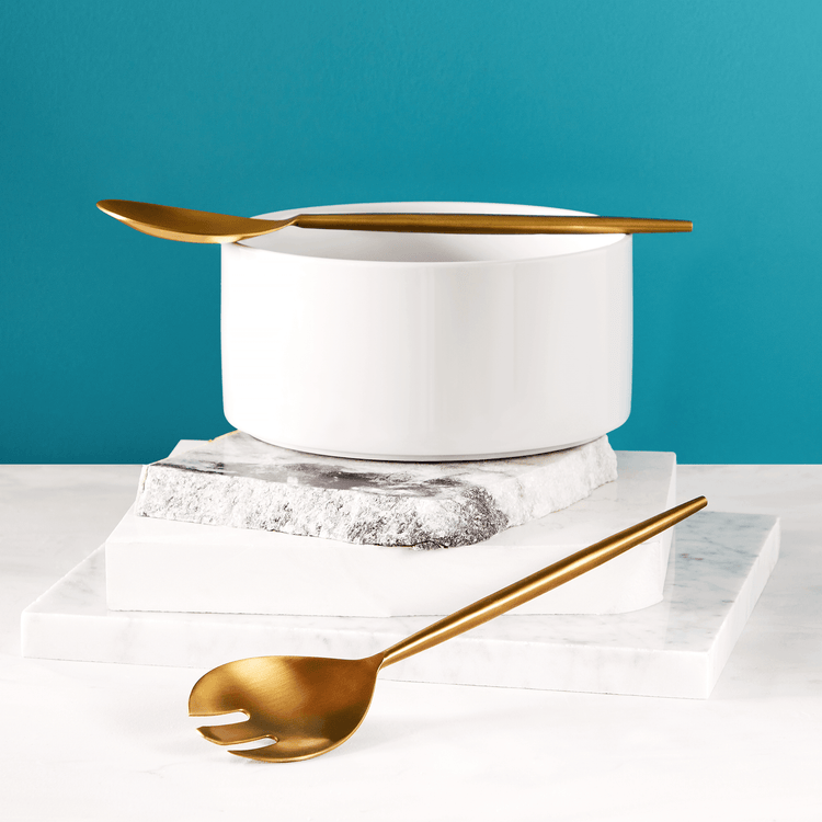 Glossy Stonware Serving Bowl