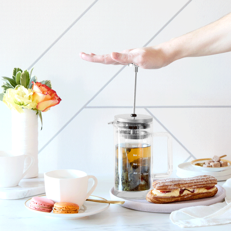 Two Serving Double Wall Glass French Press (350 ml)