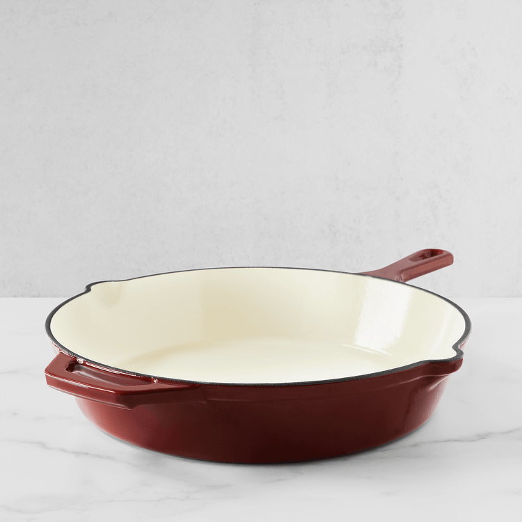 Enameled Cast Iron Skillet