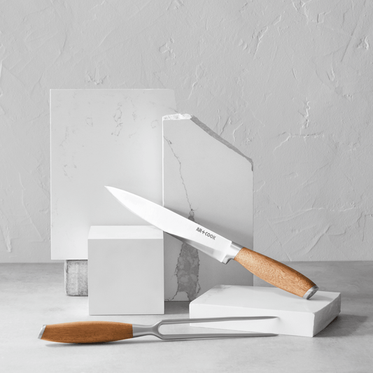 Acacia Carving Knife (2 Piece Set)