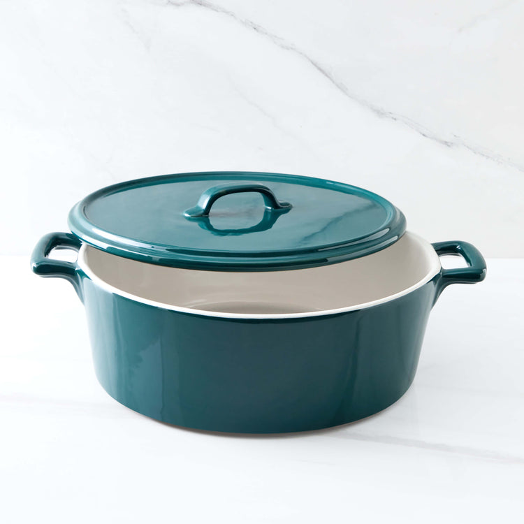 4.5QT Ceramic Casserole Pot
