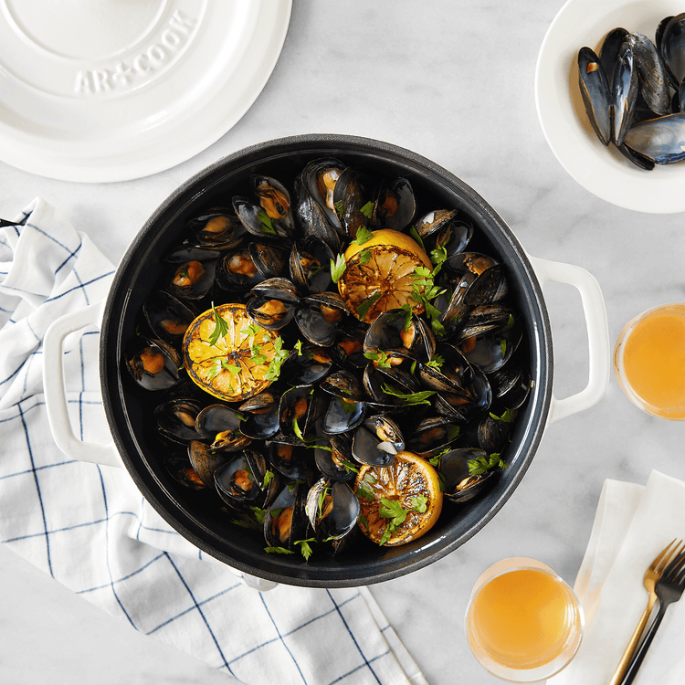 Enameled Cast Iron Dutch Oven - 7 QT