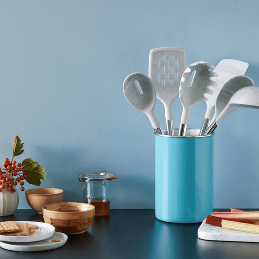 Stainless Steel & Silicone Utensils (6 Piece Set)