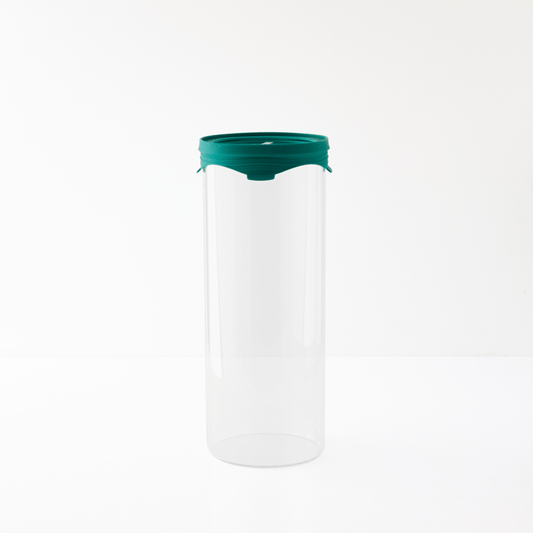 Borosilicate Glass Flip-N-Snap Airtight Dry Food Storage Container - 1500mL
