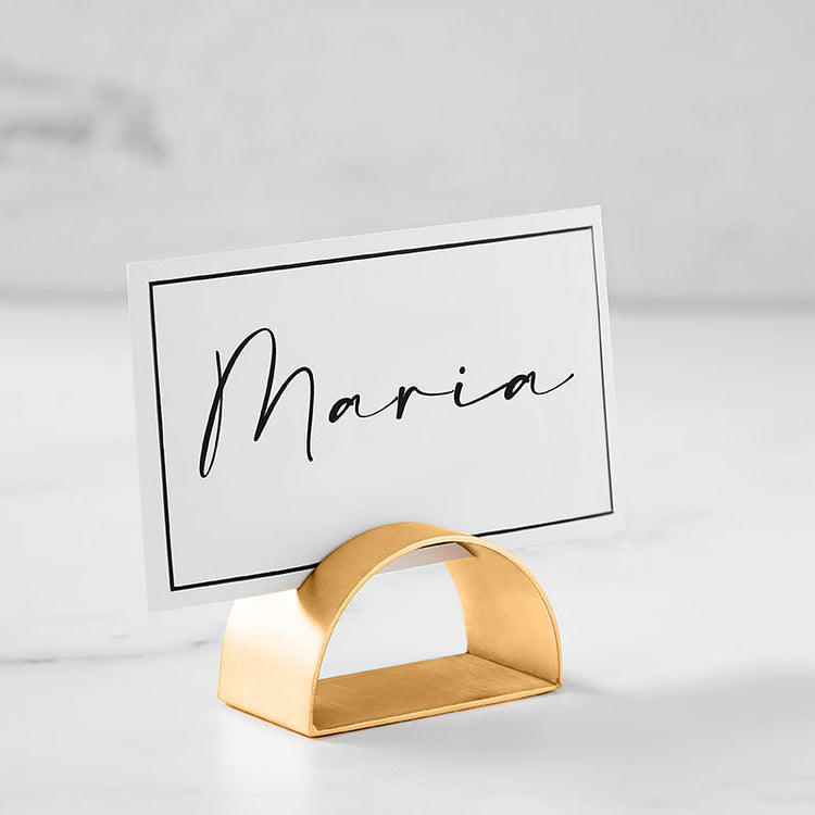 Half Moon Napkin Rings (4 Piece Set)