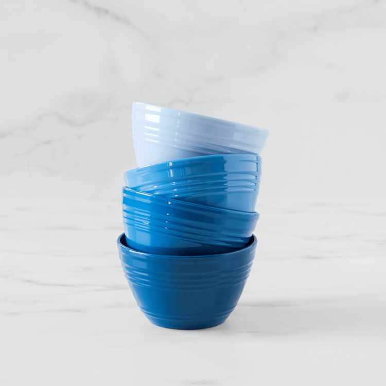Ombre Plastic Prep Bowls (4 Piece Set)