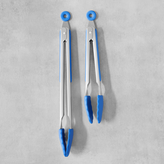 9" & 12" Silicone Tongs (2 Piece Set)