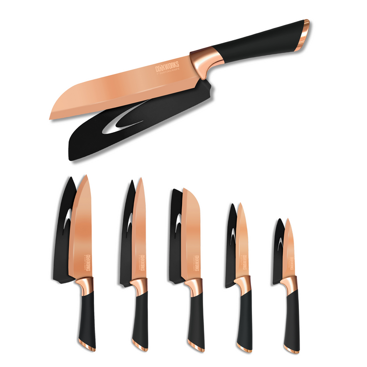 Copper Knives (10 Piece Set)