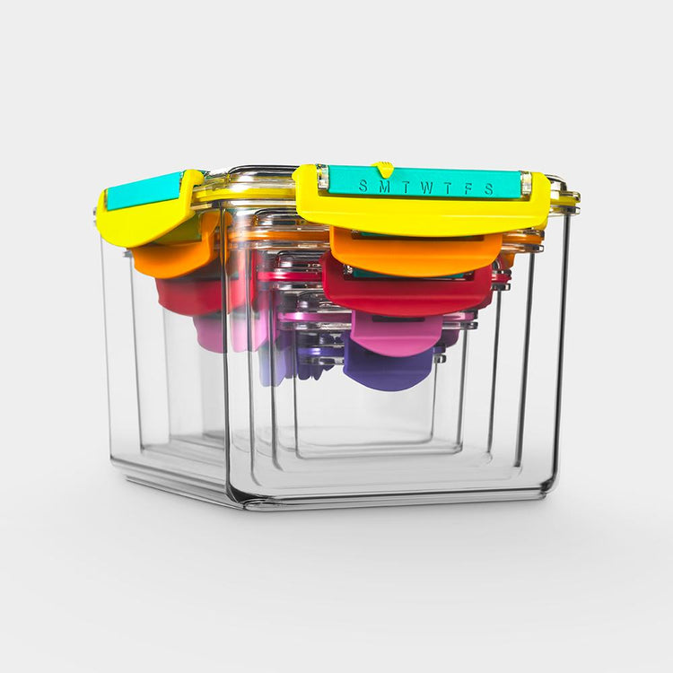 Tritan™ Meal Prep Containers with Date Indicating Lids (10 Piece Set)