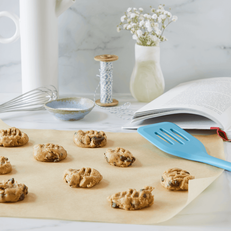 Mini Silicone Slotted Turner & Spatula (2 Piece Set)