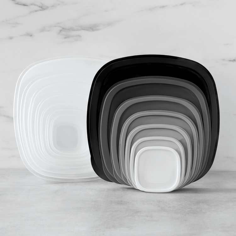 Ombre Square Storage Containers (14 Piece Set)