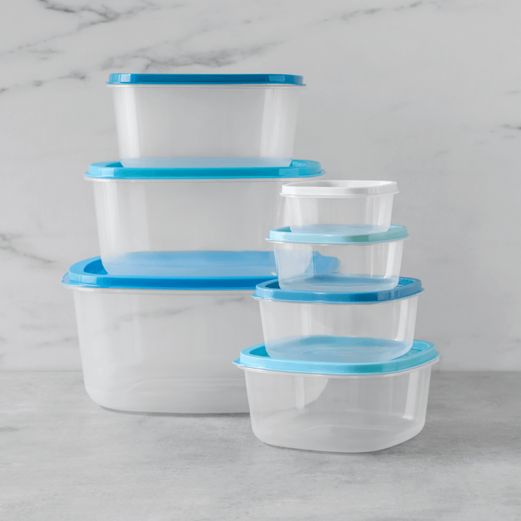 Ombre Square Storage Containers (14 Piece Set)