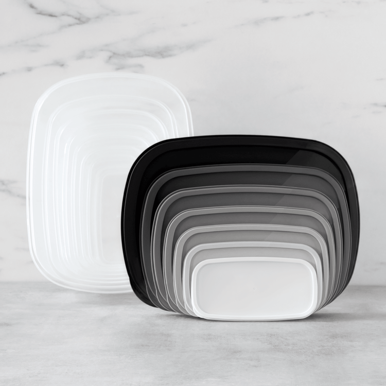 Ombre Rectangle Storage Containers (14 Piece Set)