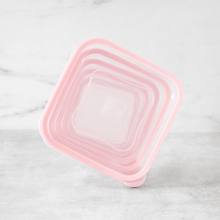 Square Plastic Containers with Vent (10 Piece Set)