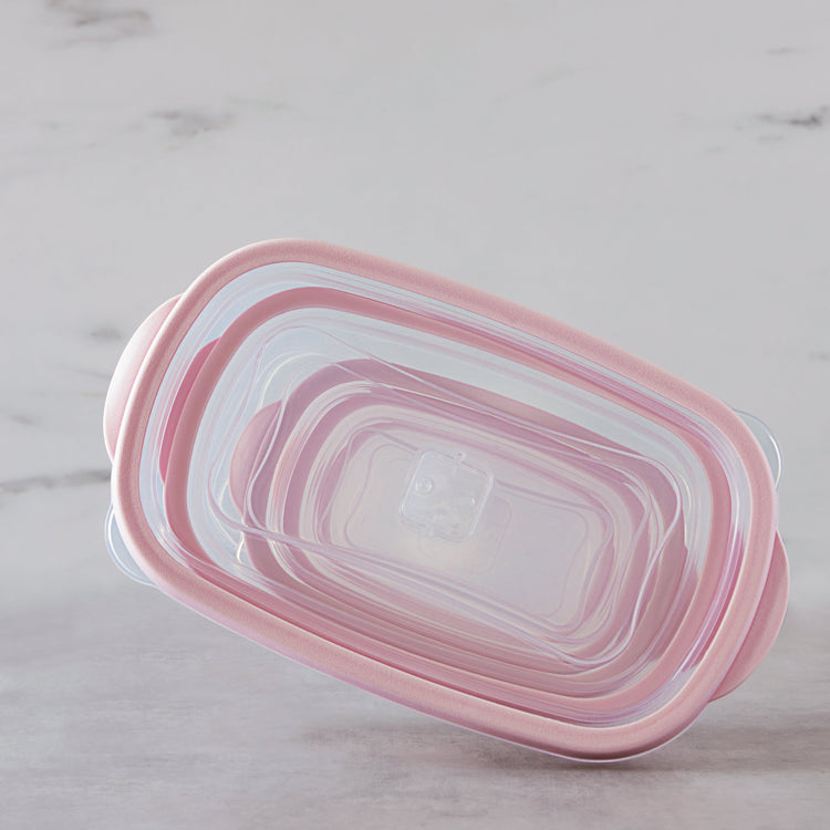 Rectangular Plastic Containers with Vent ( 10 Piece Set)