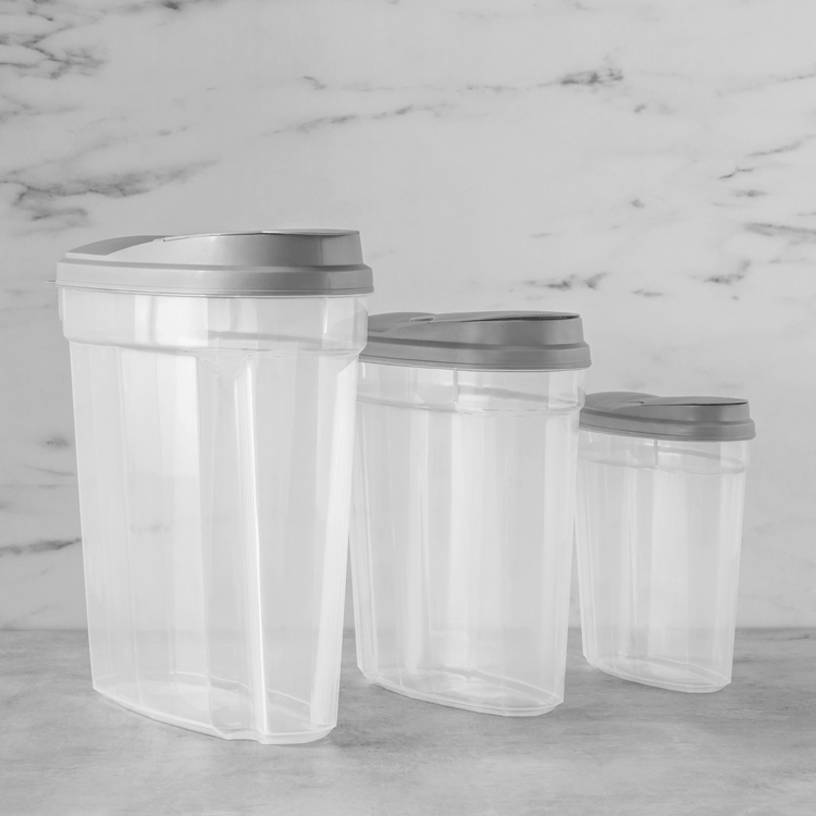 Pourable Plastic Storage Containers (6 Piece Set)