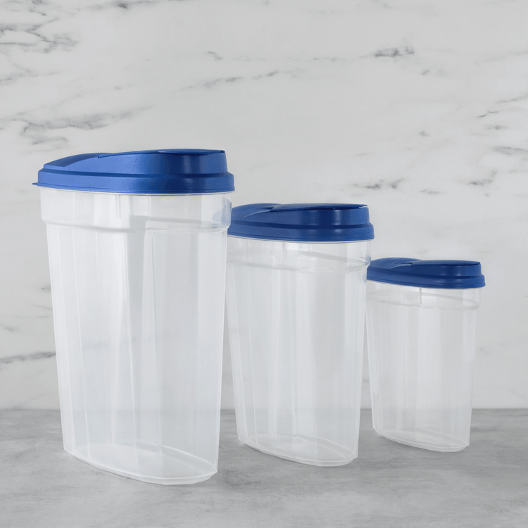 Pourable Plastic Storage Containers (6 Piece Set)