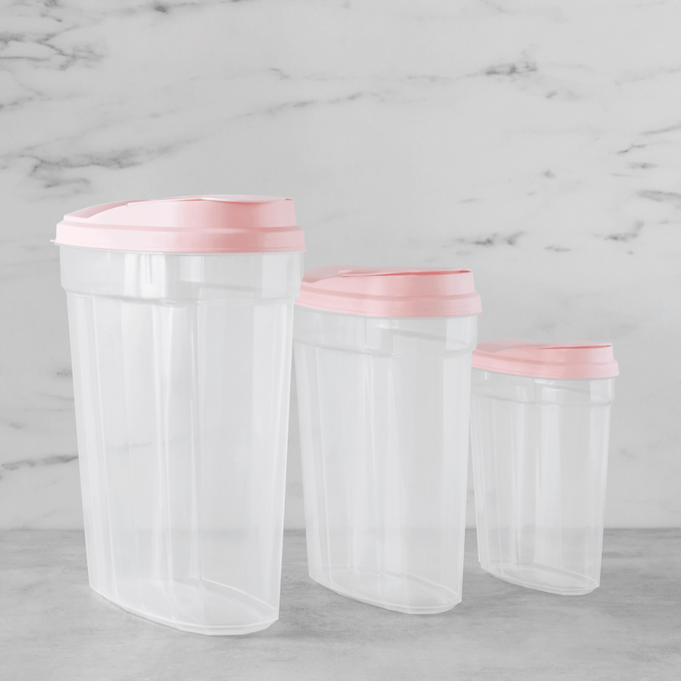 Pourable Plastic Storage Containers (6 Piece Set)