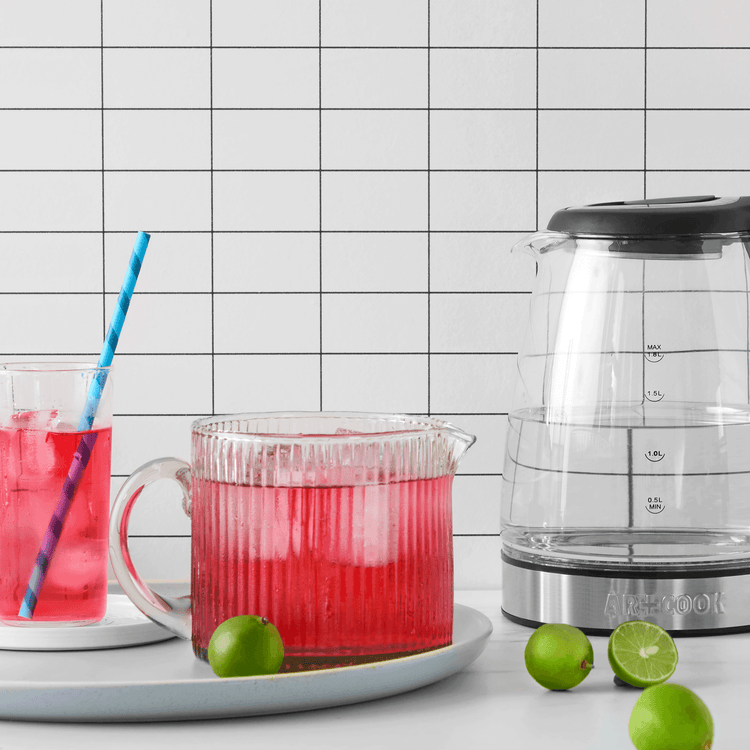 Illuminated Glass Tea Kettle