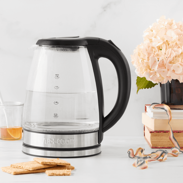 Illuminated Glass Tea Kettle