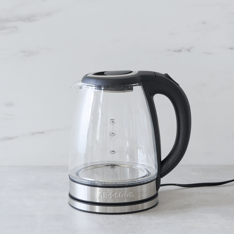 Illuminated Glass Tea Kettle