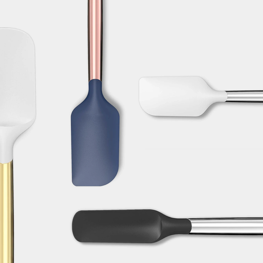 Metal Handle Silicone Spatulas (6 Piece Set)