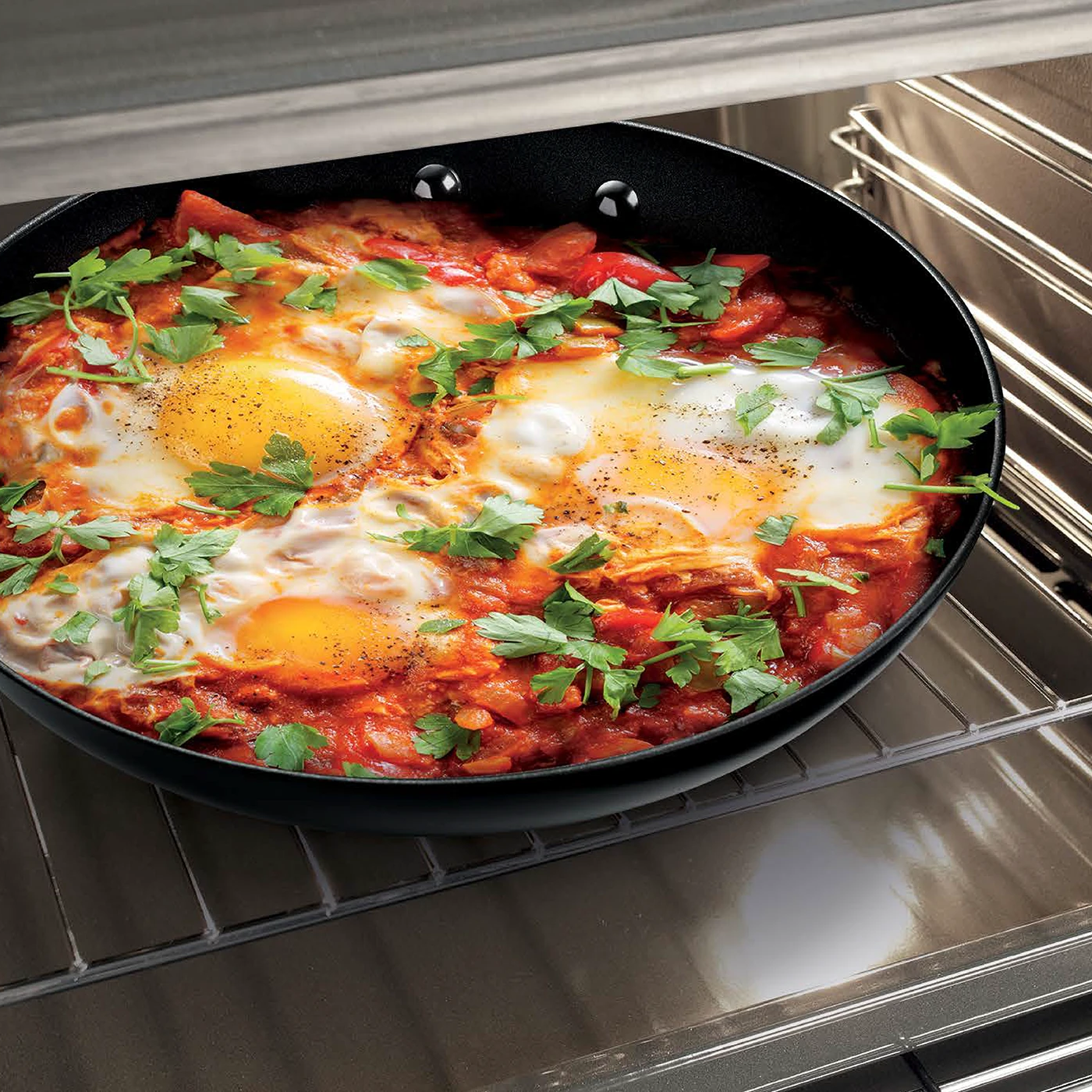 Carote Aluminum Breakfast 3 section Griddle Pan 3 in 1 Non-stick Square  Grill Egg Frying Pan