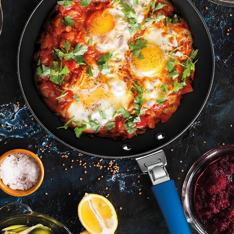 8" Anodized Fry Pan with Detachable Handle