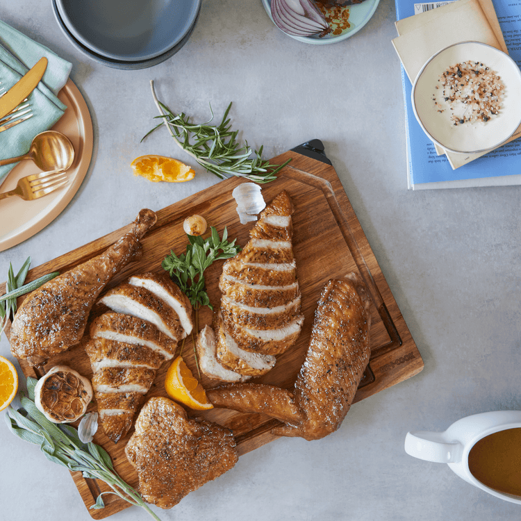 Acacia Cutting Board with Knife Sharpener