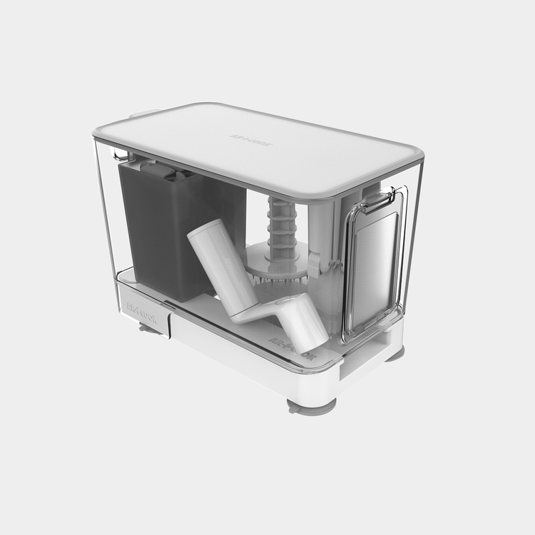 Four Blade Vegetable Spiralizer with Cutting Board and Container