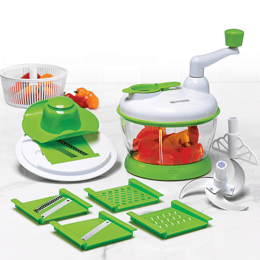 Super Slicer and Salad Spinner (13-Piece Set)