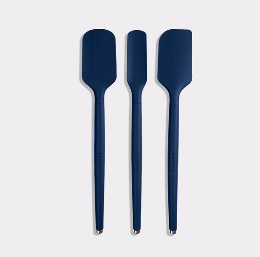 Pure Silicone Spatulas - Large (3 Piece Set)