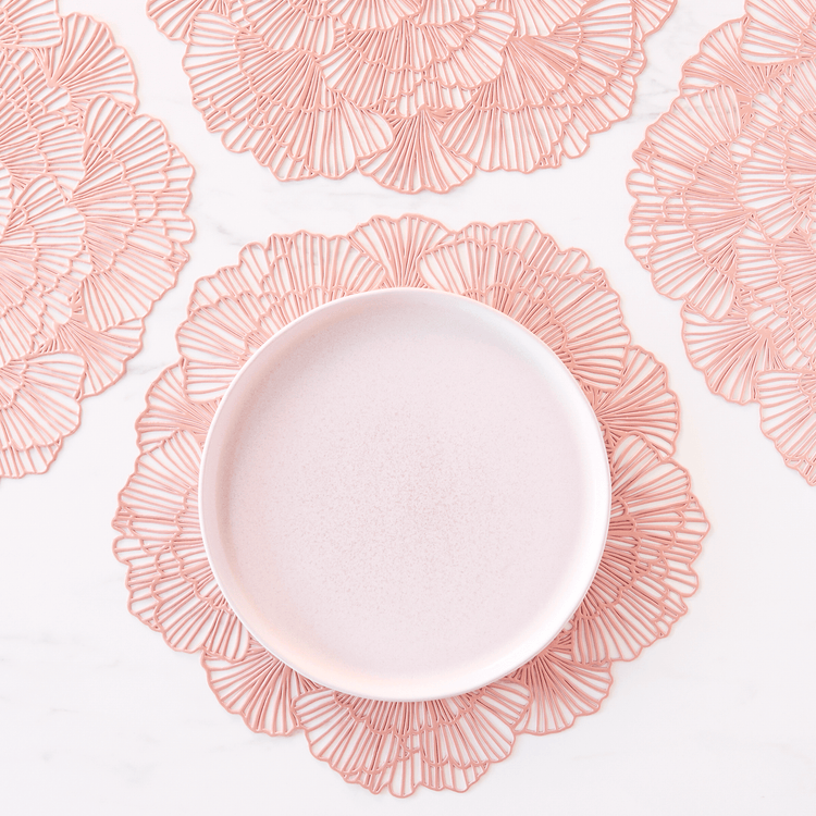 Pink Flower Placemats (Set of 4)