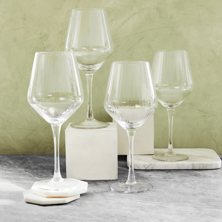 Ripple Wine Glasses (Set of 4)