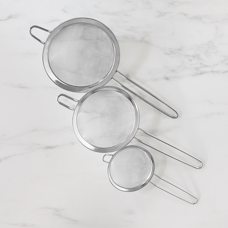Stainless Steel Strainers (Set of 3)