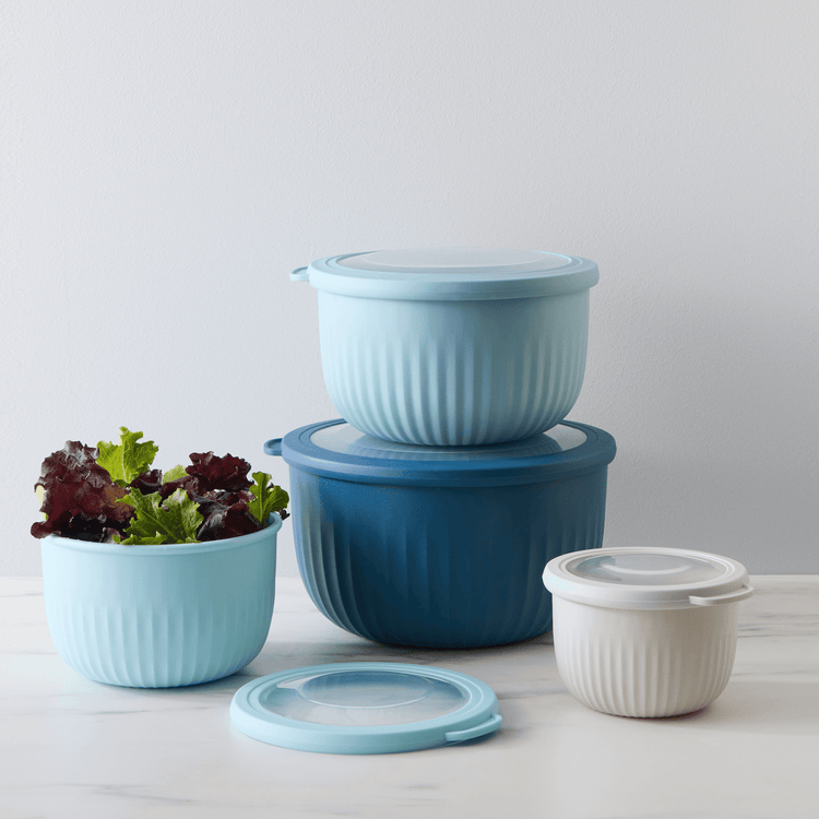 Deep Mixing/Storage Bowls with Lids (Set of 4)