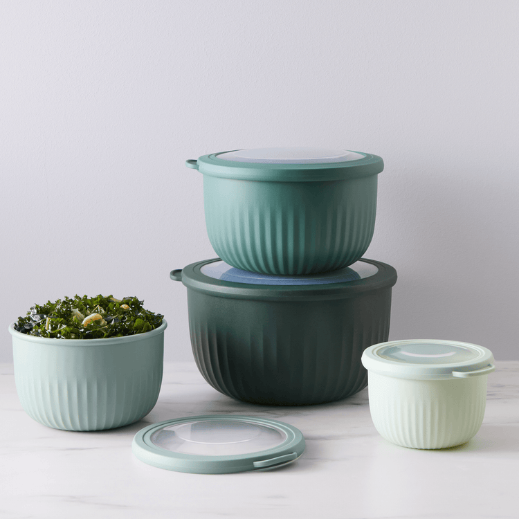 Deep Mixing/Storage Bowls with Lids (Set of 4)