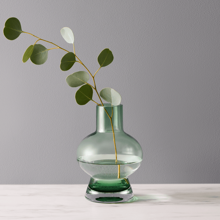 Green Flower Vase
